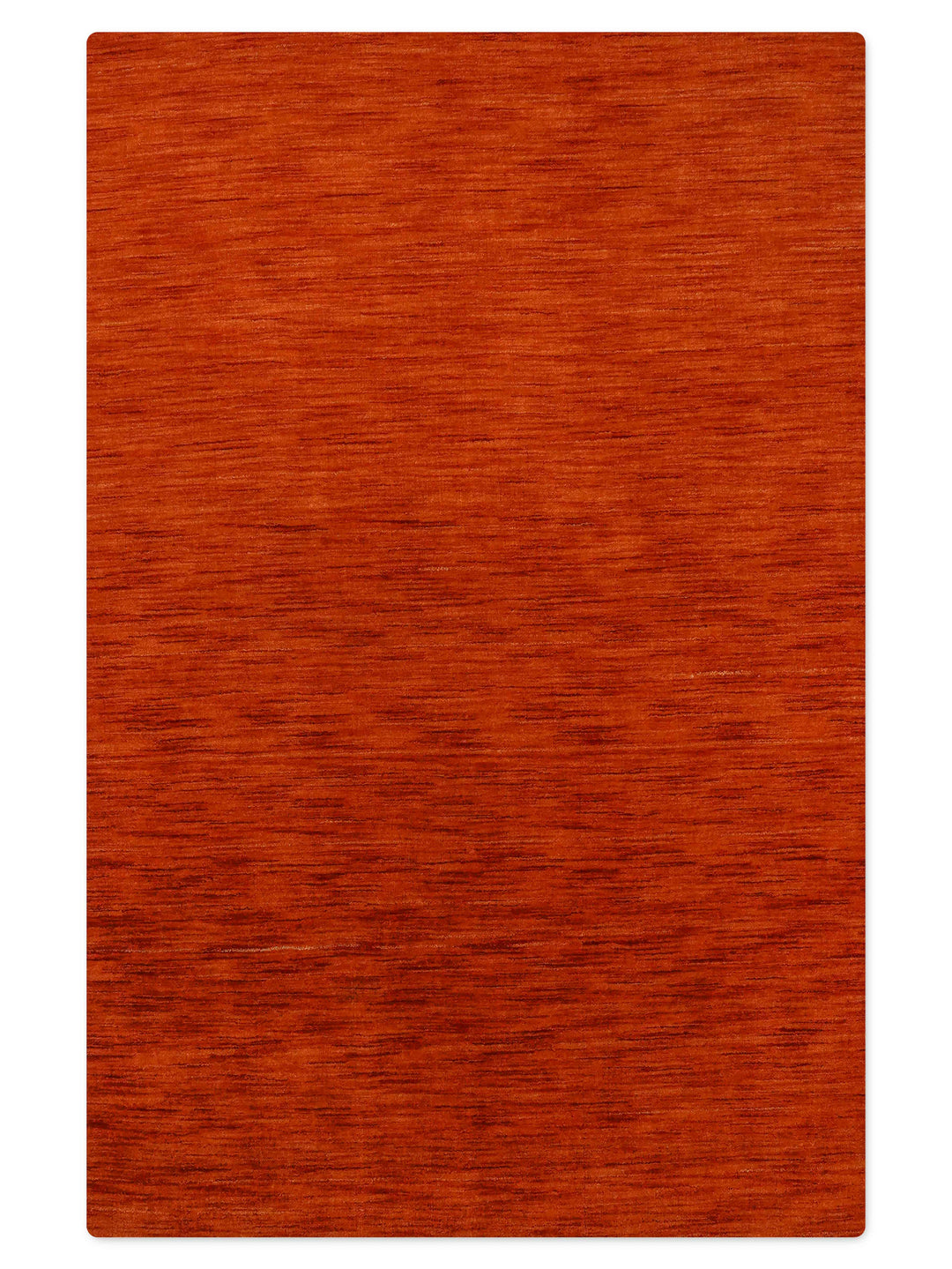 Solid Hand Knotted Wool Rug