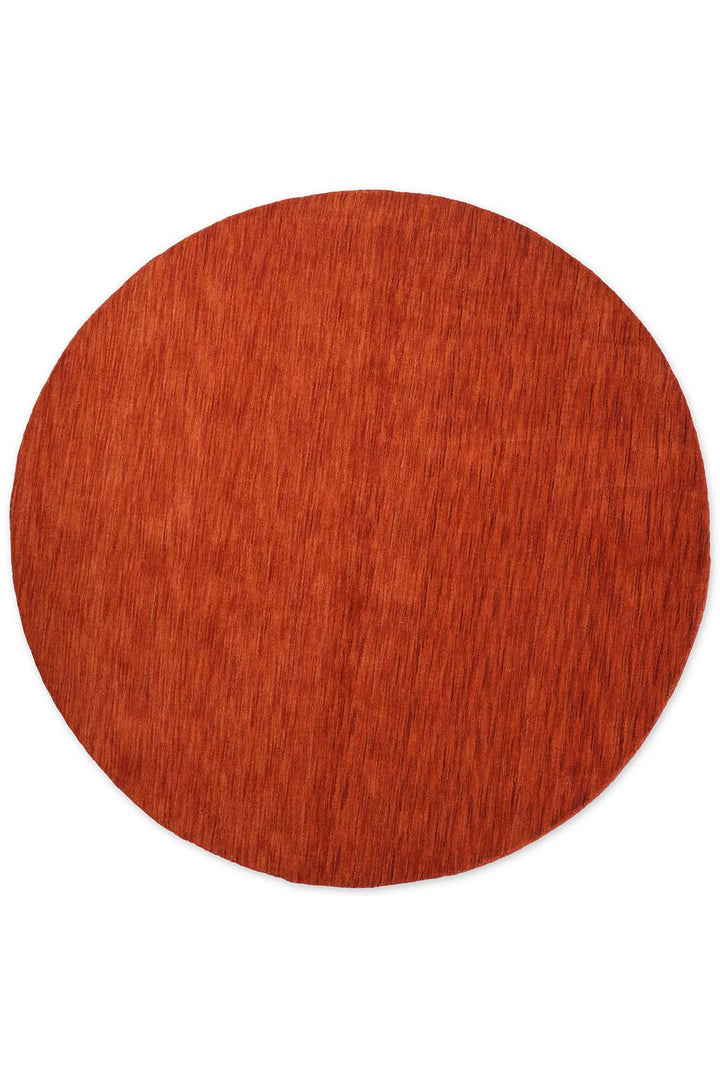 Solid Hand Knotted Wool Rug