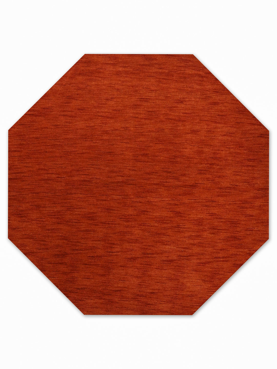Solid Hand Knotted Wool Rug