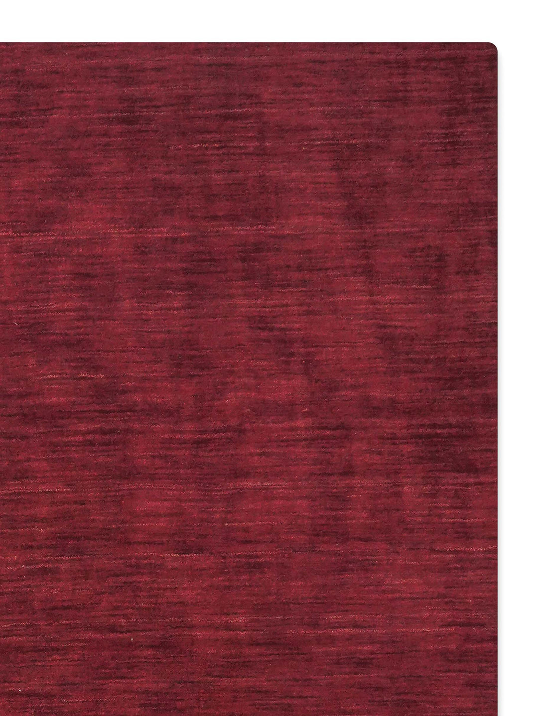 Solid Hand Knotted Wool Rug