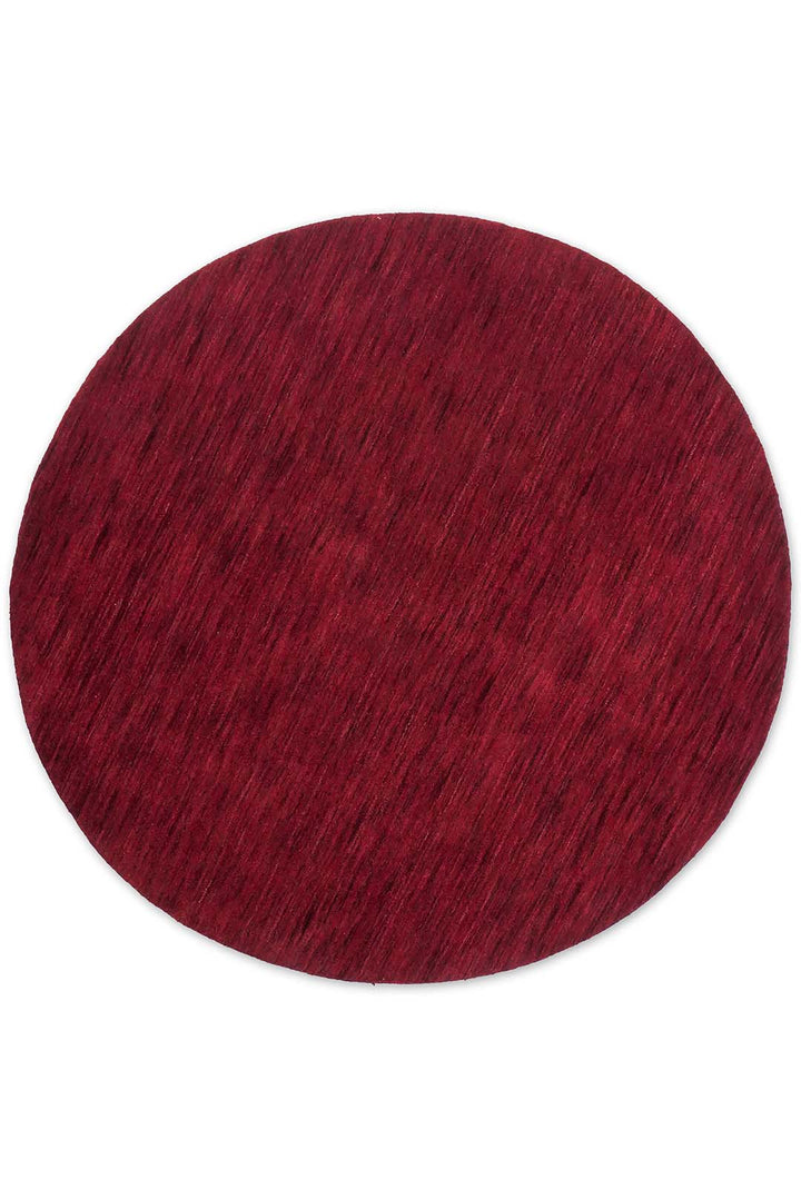 Solid Hand Knotted Wool Rug