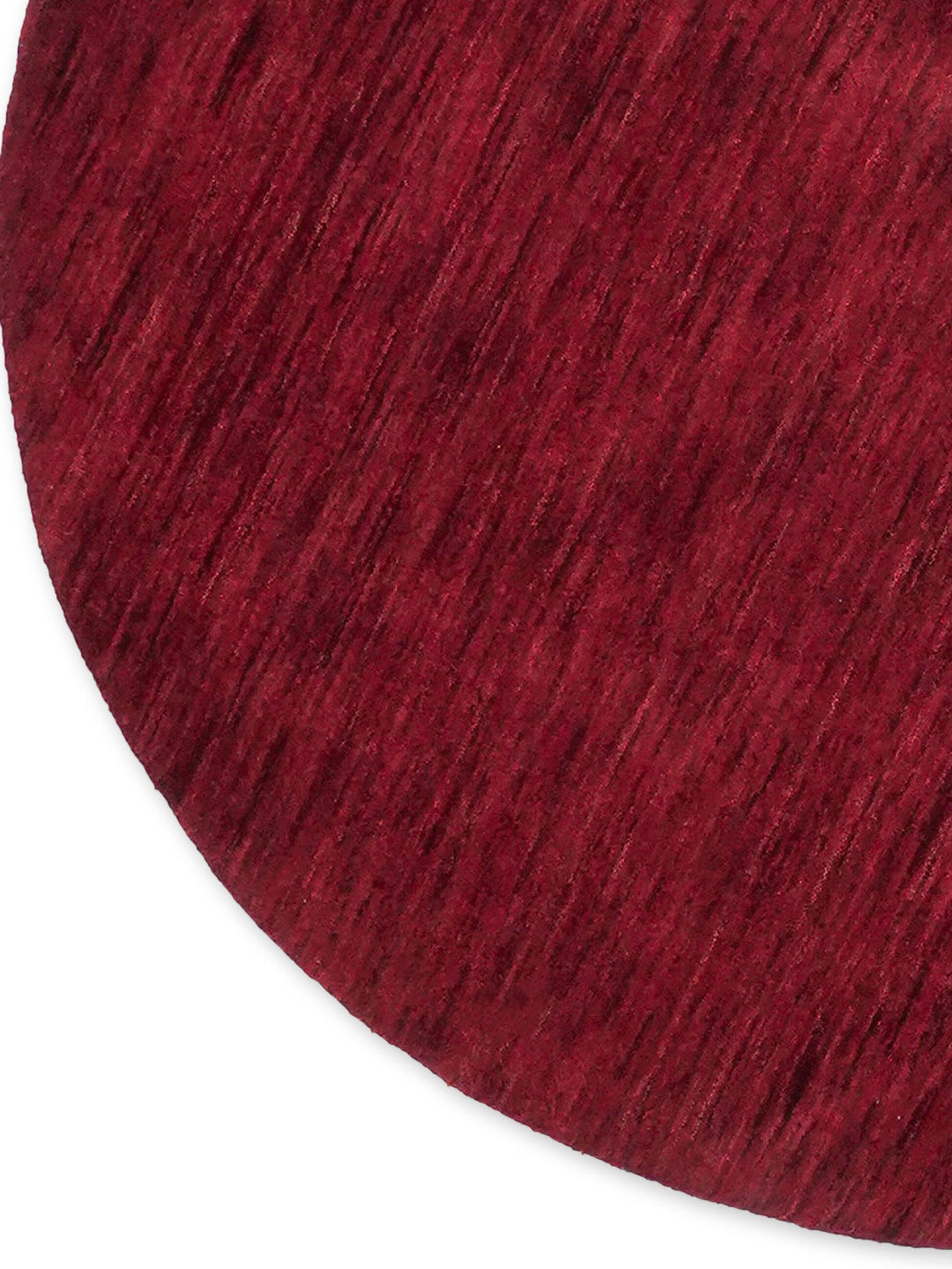 Solid Hand Knotted Wool Rug