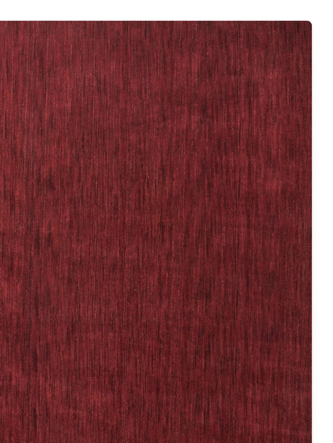 Solid Hand Knotted Wool Rug