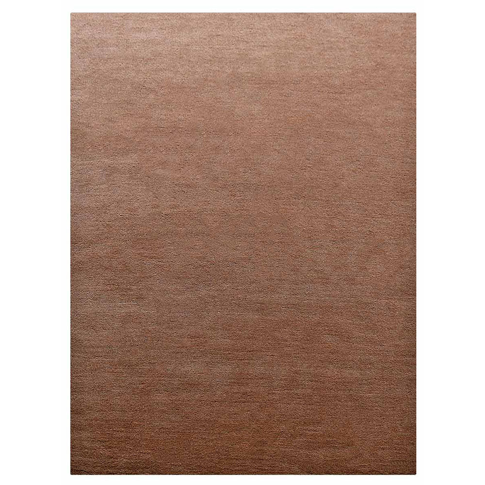 Premium Hand-Knotted Wool Area Rug – Solid Texture