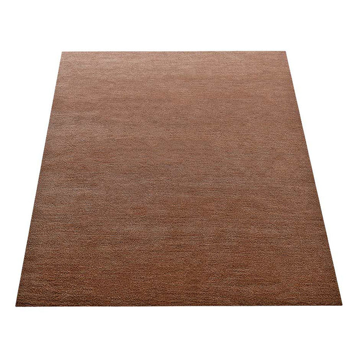 Premium Hand-Knotted Wool Area Rug – Solid Texture