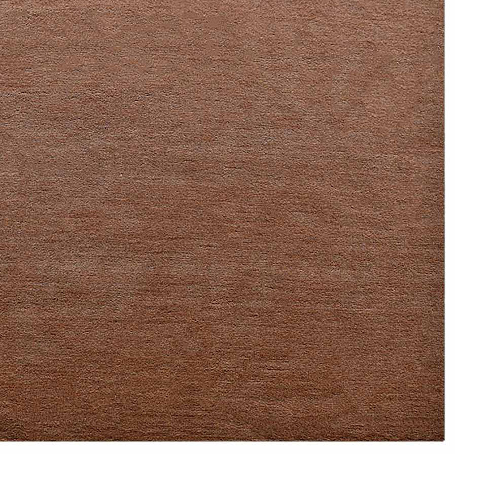 Premium Hand-Knotted Wool Area Rug – Solid Texture