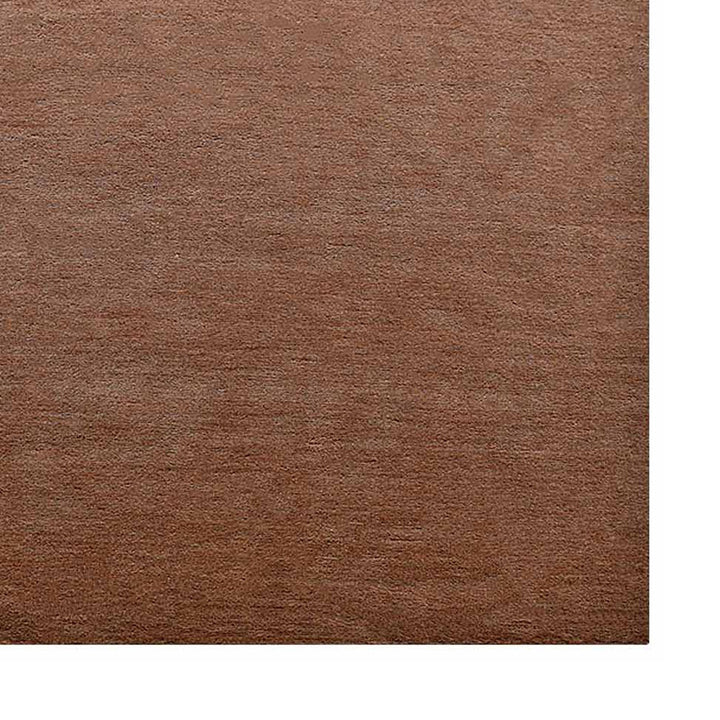 Premium Hand-Knotted Wool Area Rug – Solid Texture