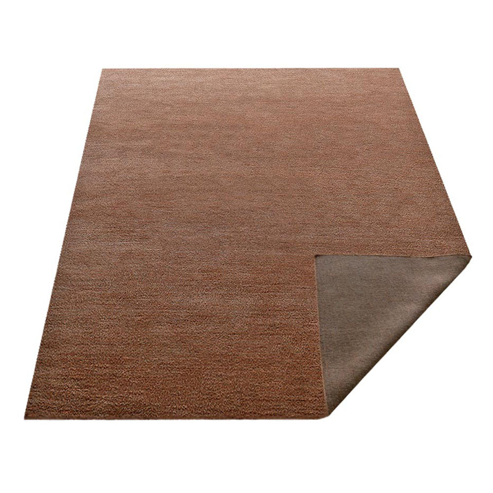 Premium Hand-Knotted Wool Area Rug – Solid Texture