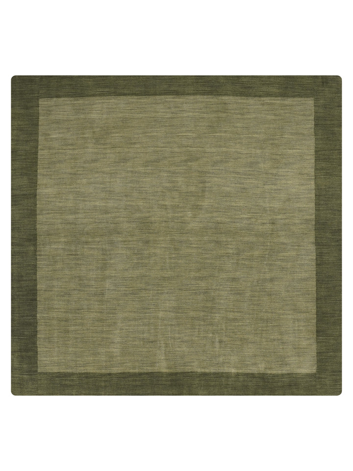 Hand Knotted Wool Area Rug Contemporary Blue L00201