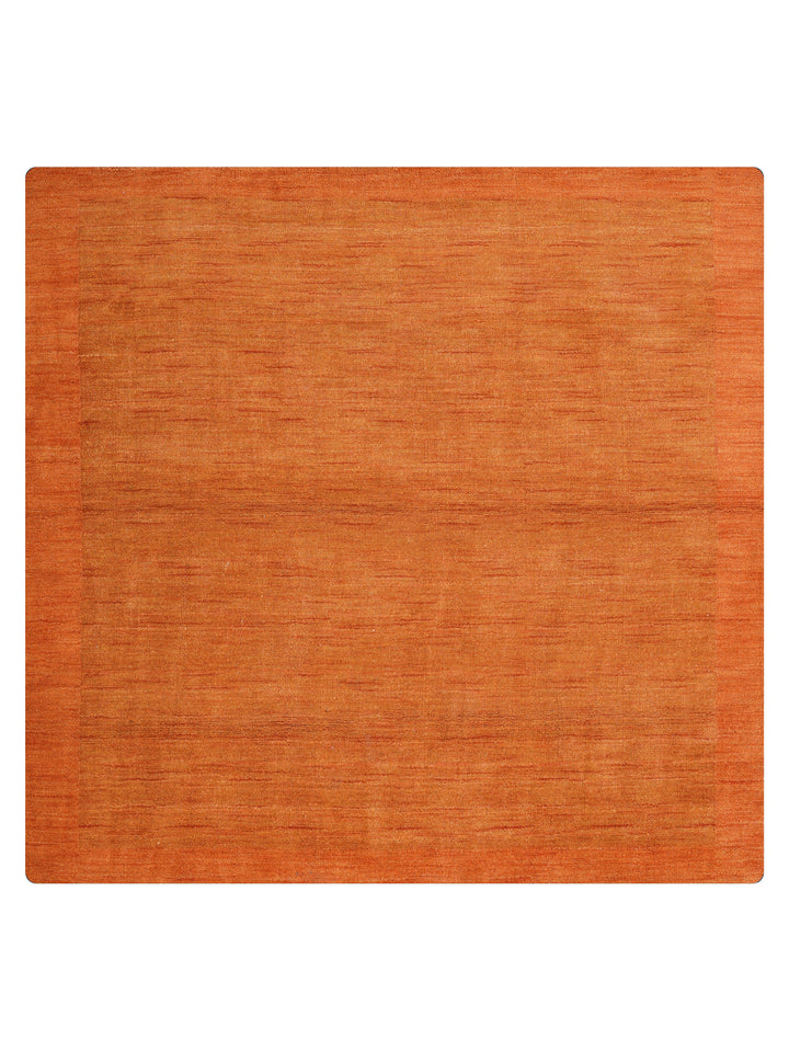 Hand Knotted Wool Area Rug Contemporary Blue L00201