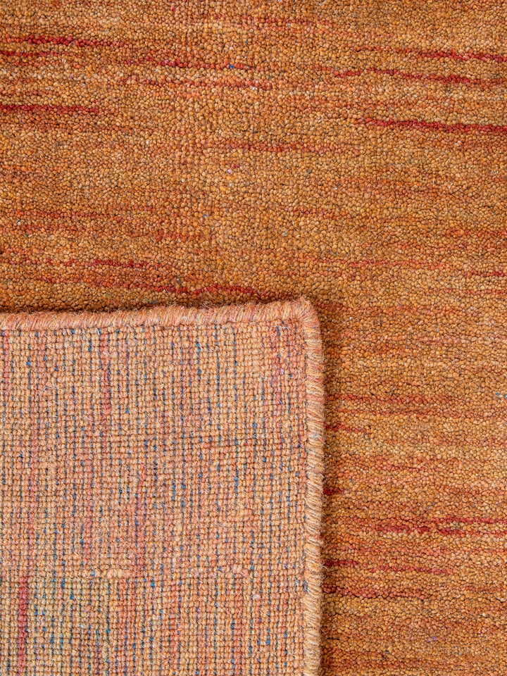 Hand Knotted Wool Area Rug Contemporary Blue L00201