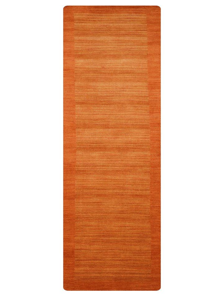 Hand Knotted Wool Area Rug Contemporary Blue L00201