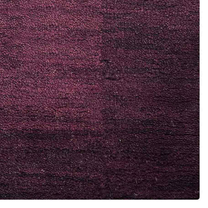 Hand Knotted Wool Area Rug Contemporary Blue L00201