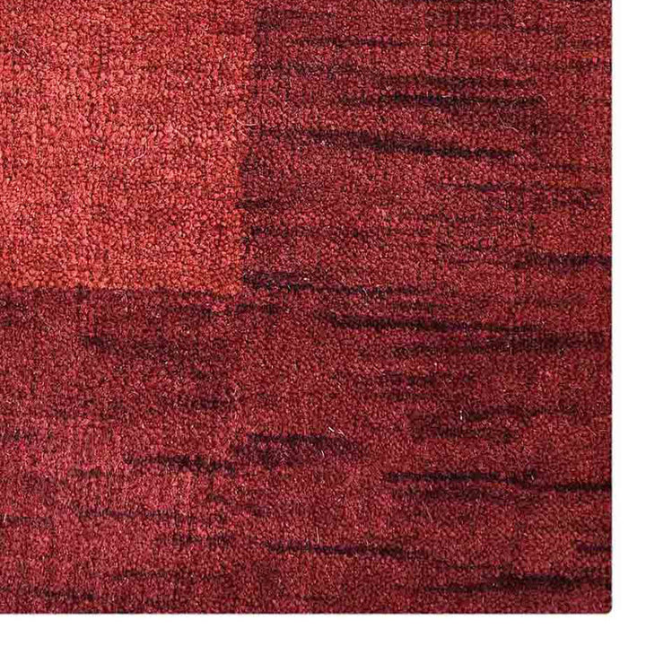 Hand Knotted Wool Area Rug Contemporary Blue L00201