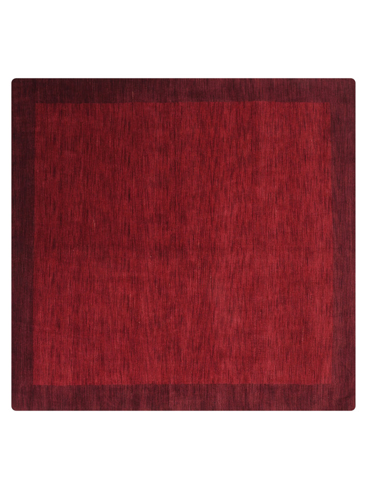 Hand Knotted Wool Area Rug Contemporary Blue L00201