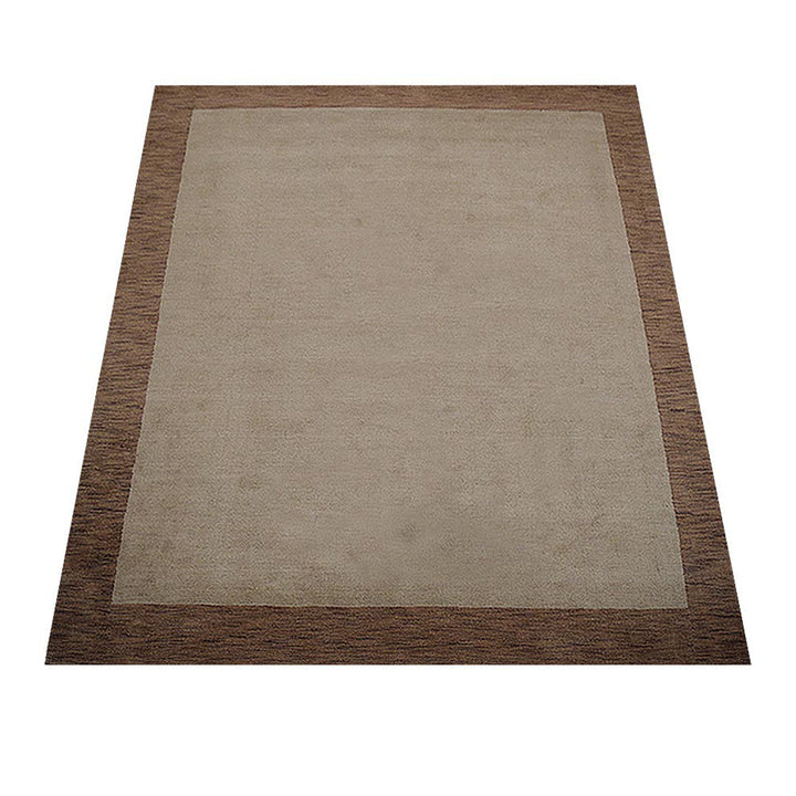 Hand Knotted Wool Area Rug Contemporary Blue L00201