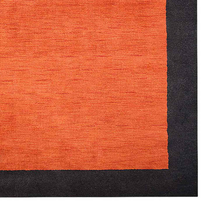 Hand Knotted Wool Area Rug Contemporary Blue L00201