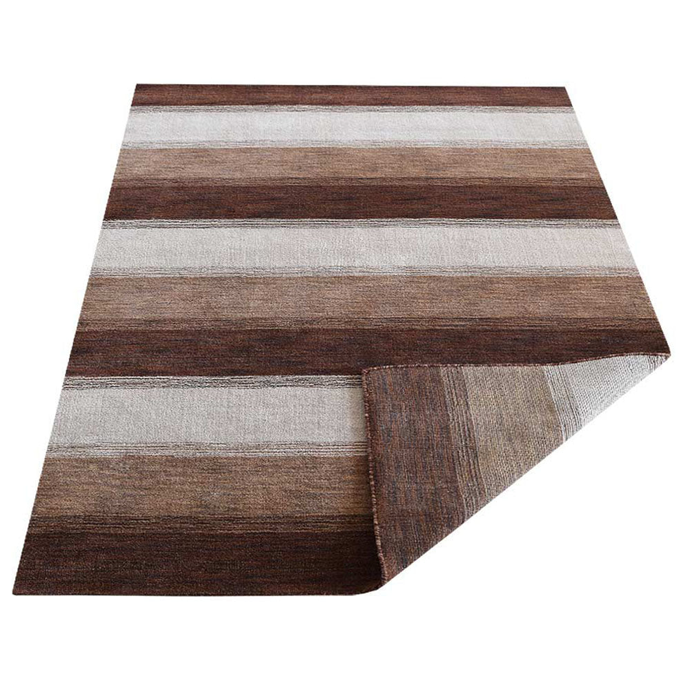 Hand Knotted Wool Area Rug Contemporary Blue Light Blue L00204