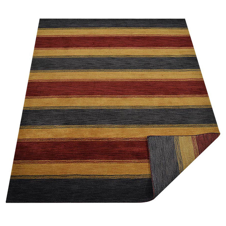 Hand Knotted Wool Area Rug Contemporary Blue Light Blue L00204