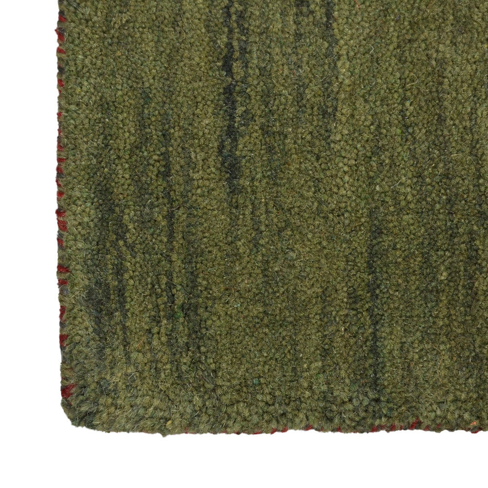 Hand Knotted Wool Area Rug Contemporary Blue Light Blue L00204