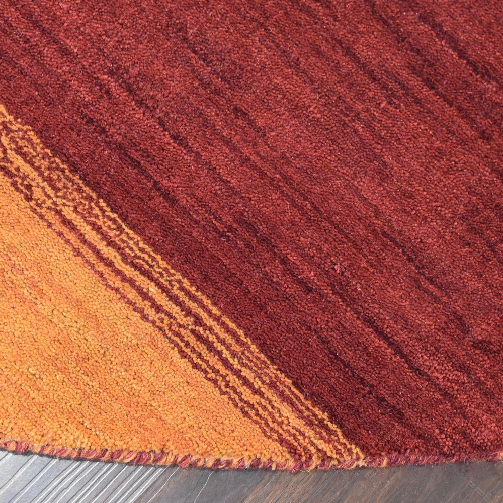 Contemporary Hand Knotted Wool Rug