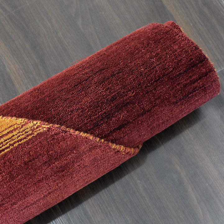Contemporary Hand Knotted Wool Rug