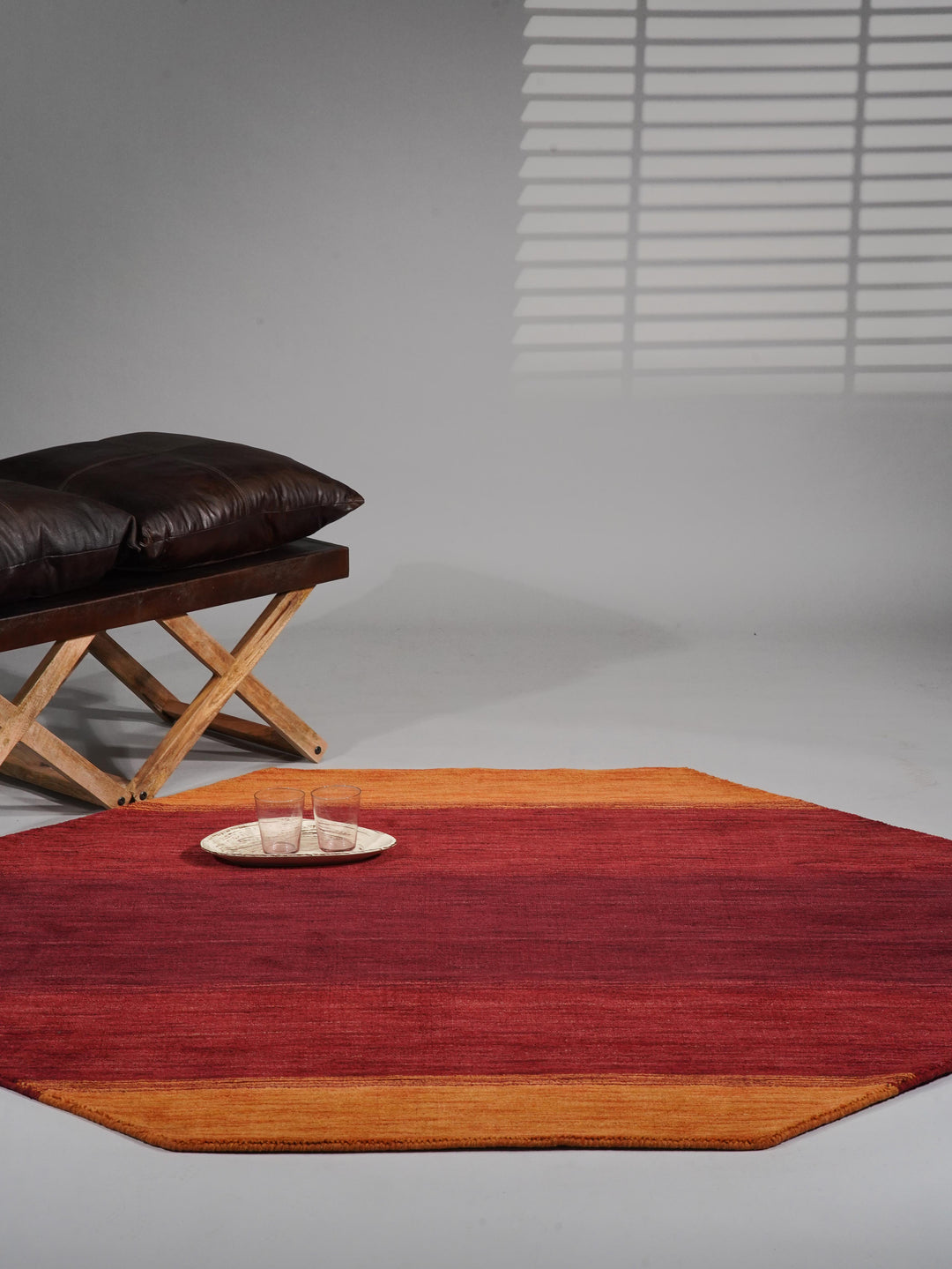 Contemporary Hand Knotted Wool Rug