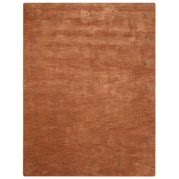 Hand Knotted Wool  Area Rug Contemporary Blue L00226