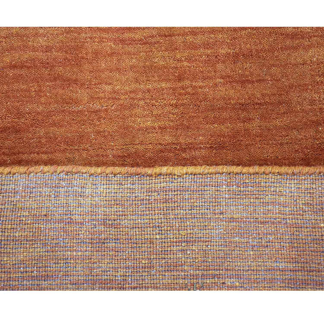 Hand Knotted Wool  Area Rug Contemporary Blue L00226