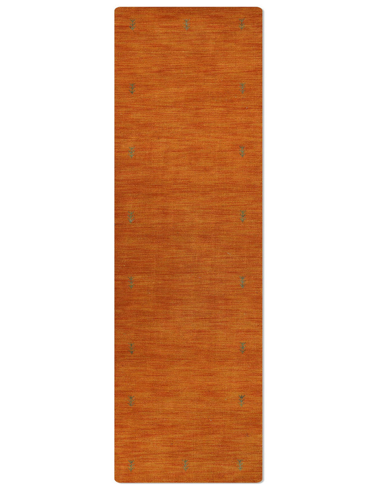 Hand Knotted Wool  Area Rug Contemporary Blue L00226