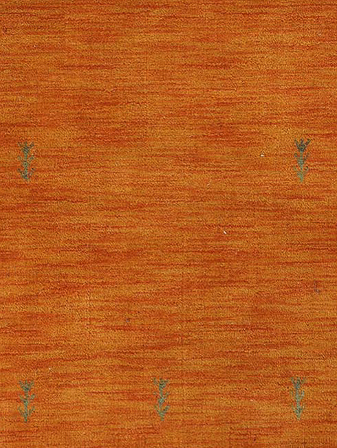 Hand Knotted Wool  Area Rug Contemporary Blue L00226