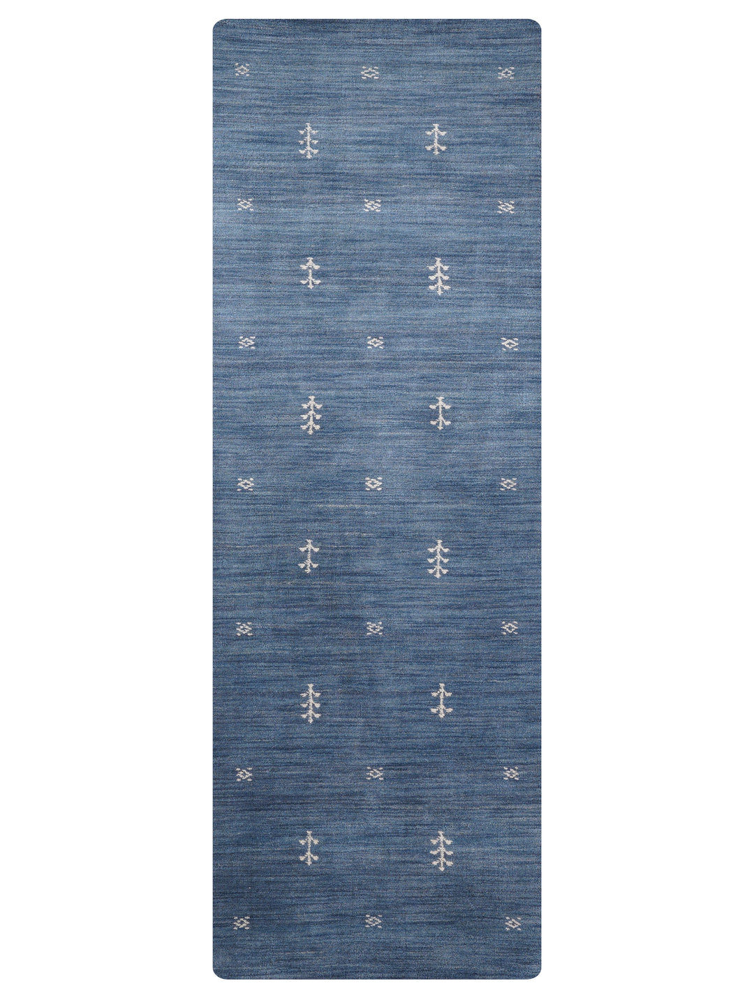 Hand-Knotted Wool Contemporary Rug – Minimal Motif Design