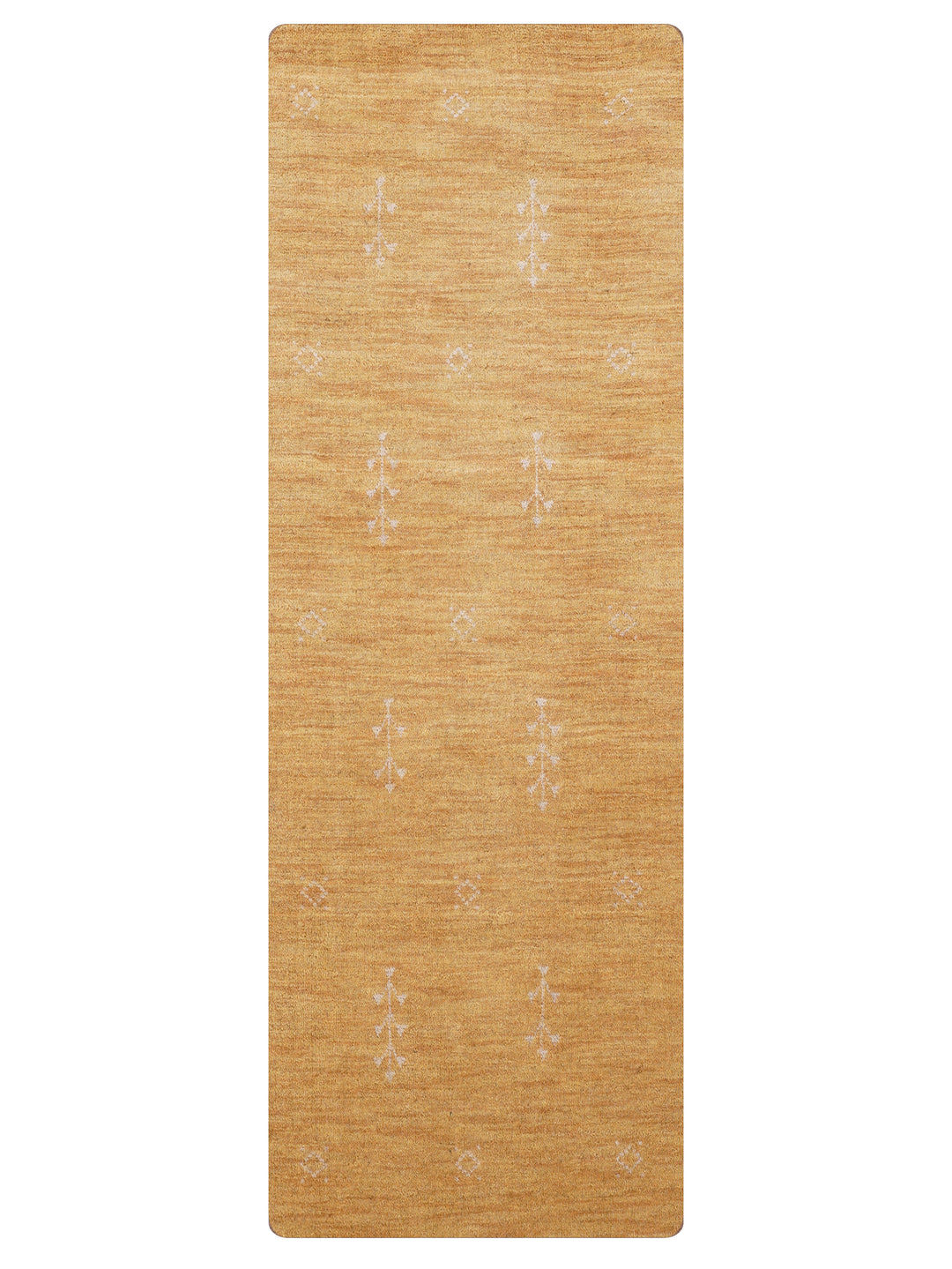 Hand-Knotted Wool Contemporary Rug – Minimal Motif Design
