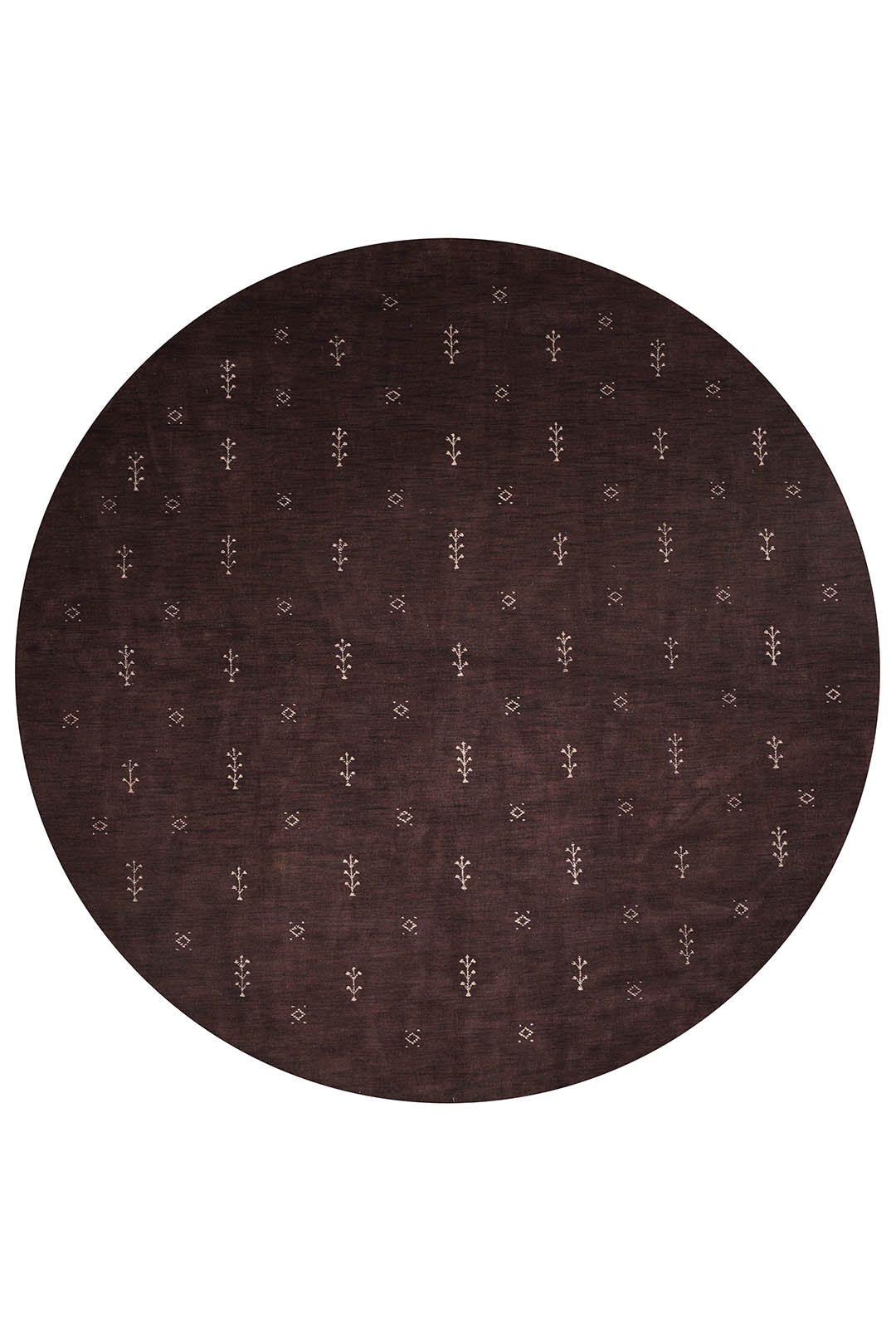 Hand-Knotted Wool Contemporary Rug – Minimal Motif Design