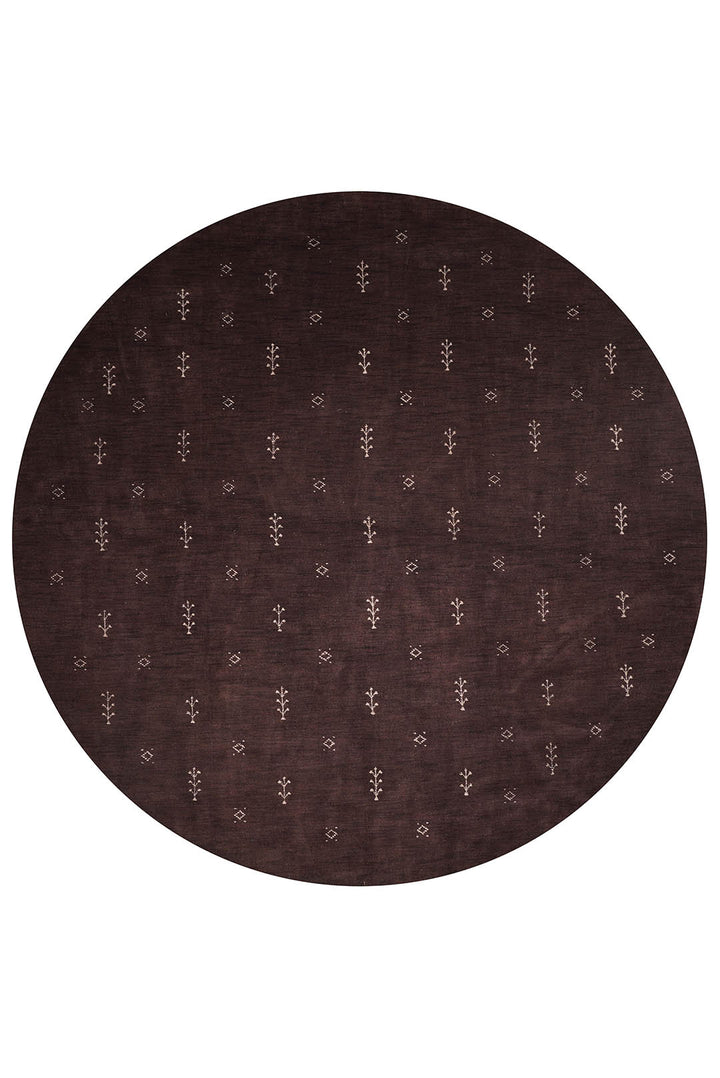 Hand-Knotted Wool Contemporary Rug – Minimal Motif Design