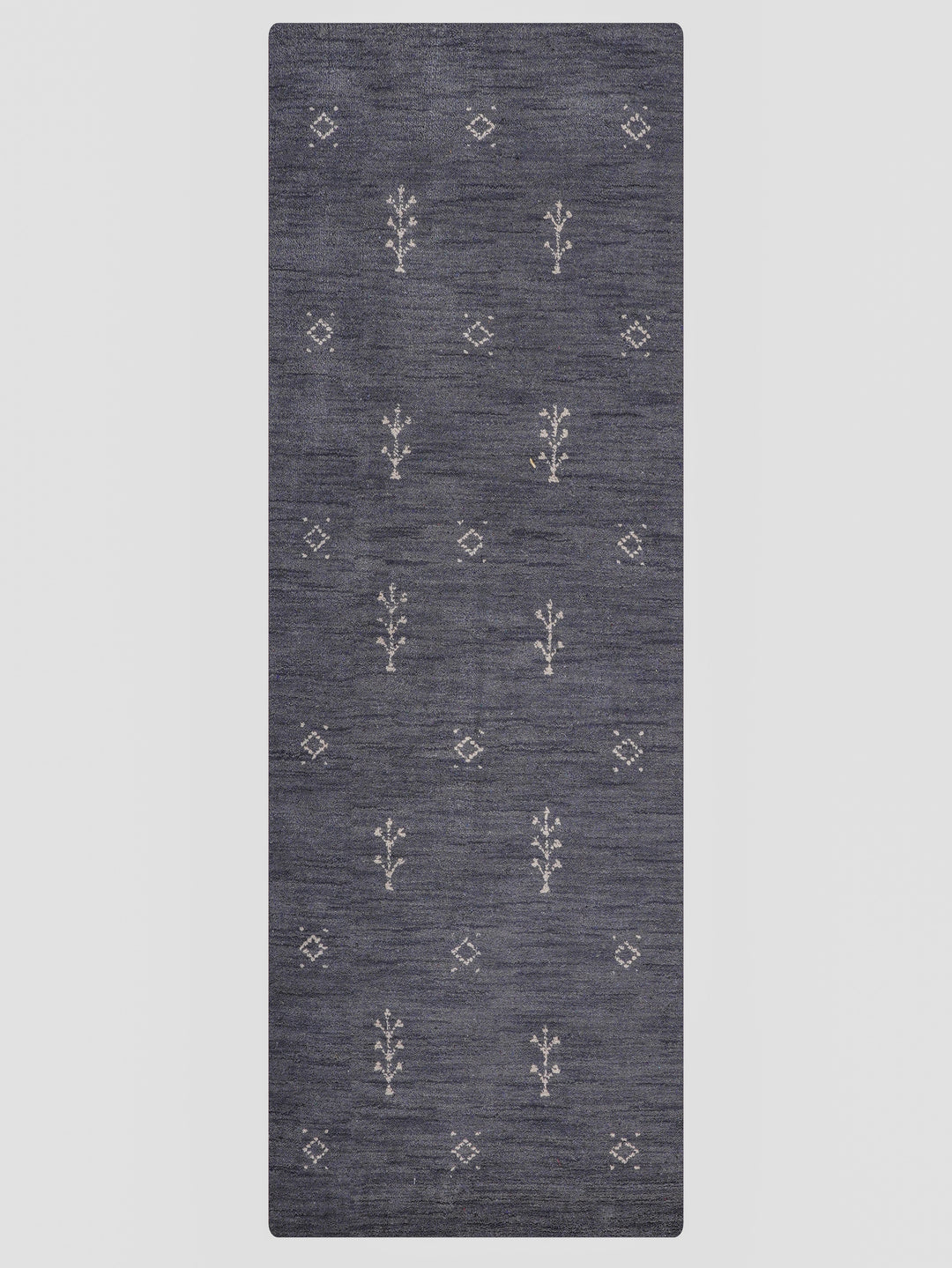 Hand-Knotted Wool Contemporary Rug – Minimal Motif Design