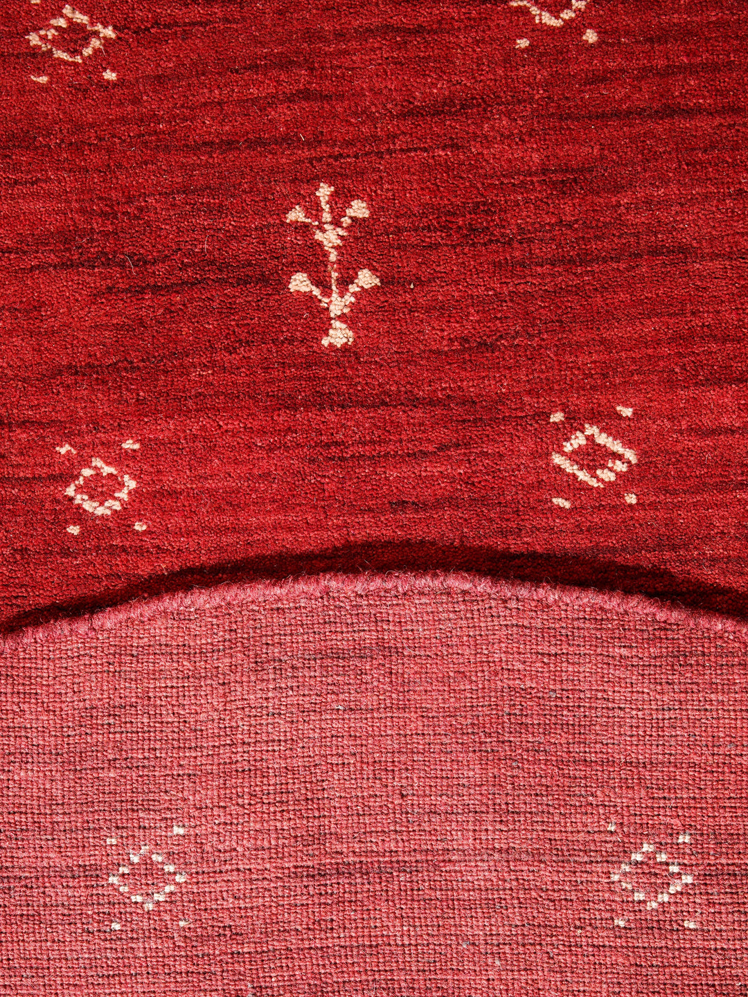 Hand-Knotted Wool Contemporary Rug – Minimal Motif Design