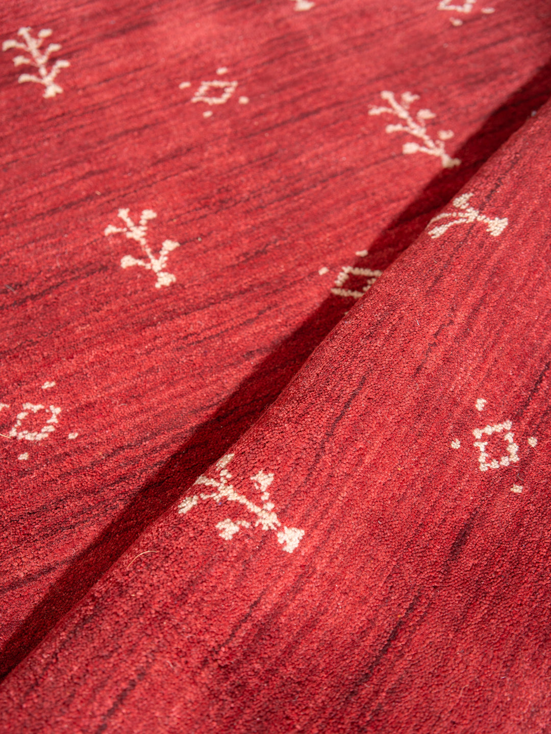 Hand-Knotted Wool Contemporary Rug – Minimal Motif Design