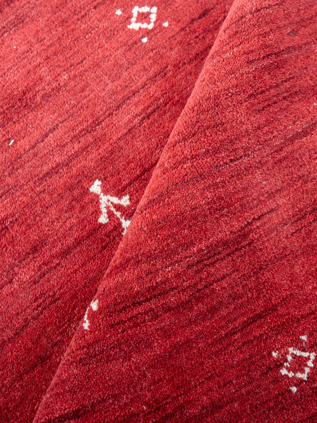 Hand-Knotted Wool Contemporary Rug – Minimal Motif Design