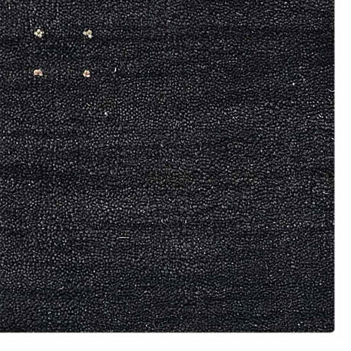 Hand Knotted Wool Area Rug Contemporary Brown L00504
