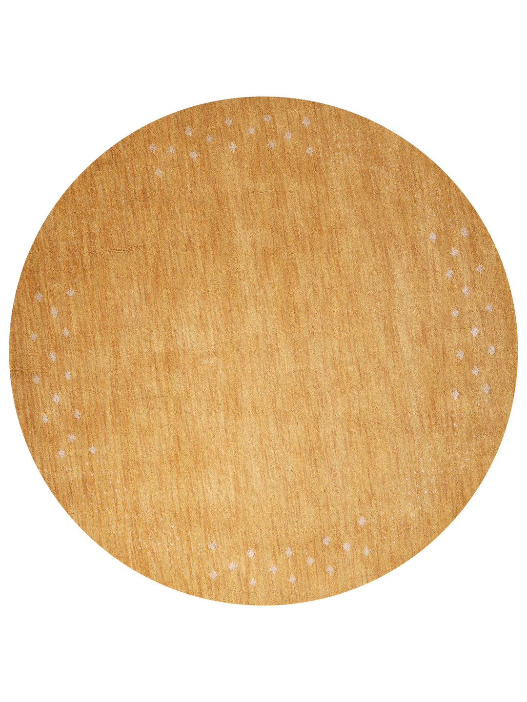 Contemporary Hand Knotted Wool Rug with Minimalist Border Design