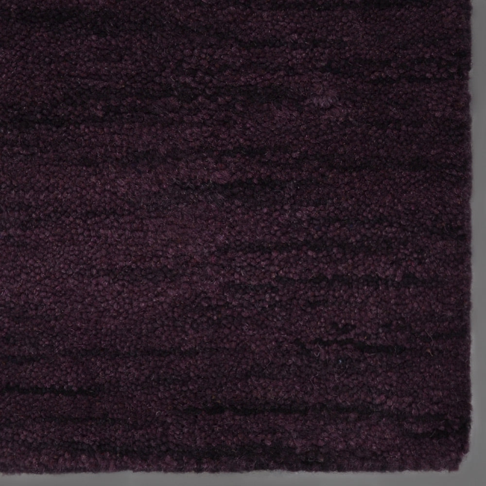 Contemporary Hand Knotted Wool Rug with Minimalist Border Design