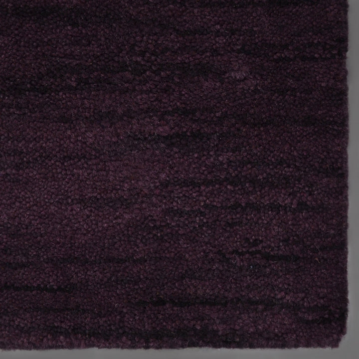 Contemporary Hand Knotted Wool Rug with Minimalist Border Design