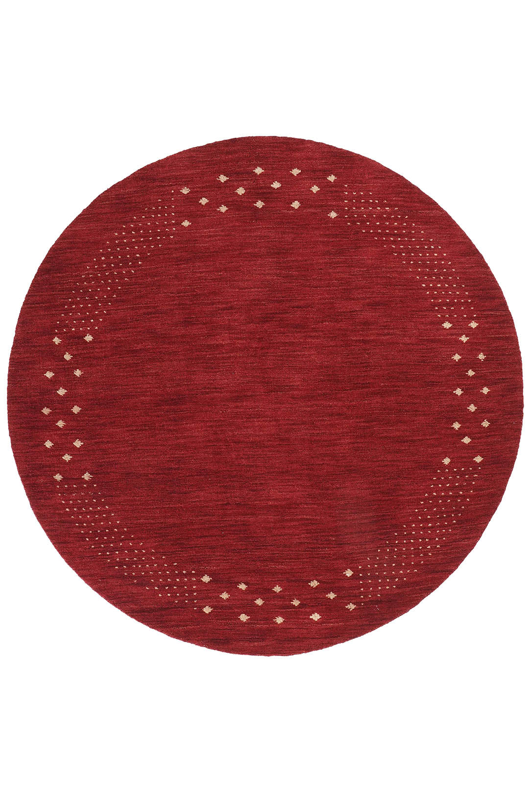 Contemporary Hand Knotted Wool Rug with Minimalist Border Design