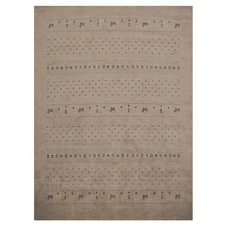 Handmade Wool Rug – Minimalist Patterned Style