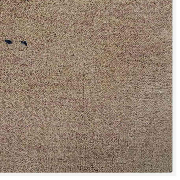 Handmade Wool Rug – Minimalist Patterned Style