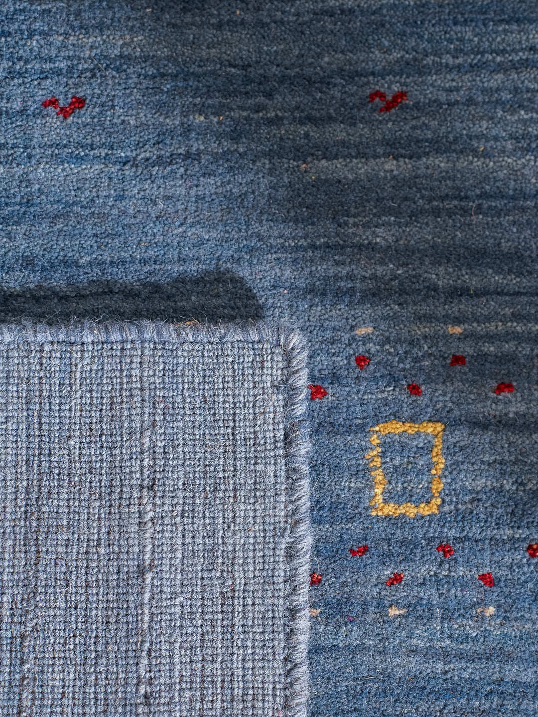 Handmade Wool Rug – Minimalist Patterned Style