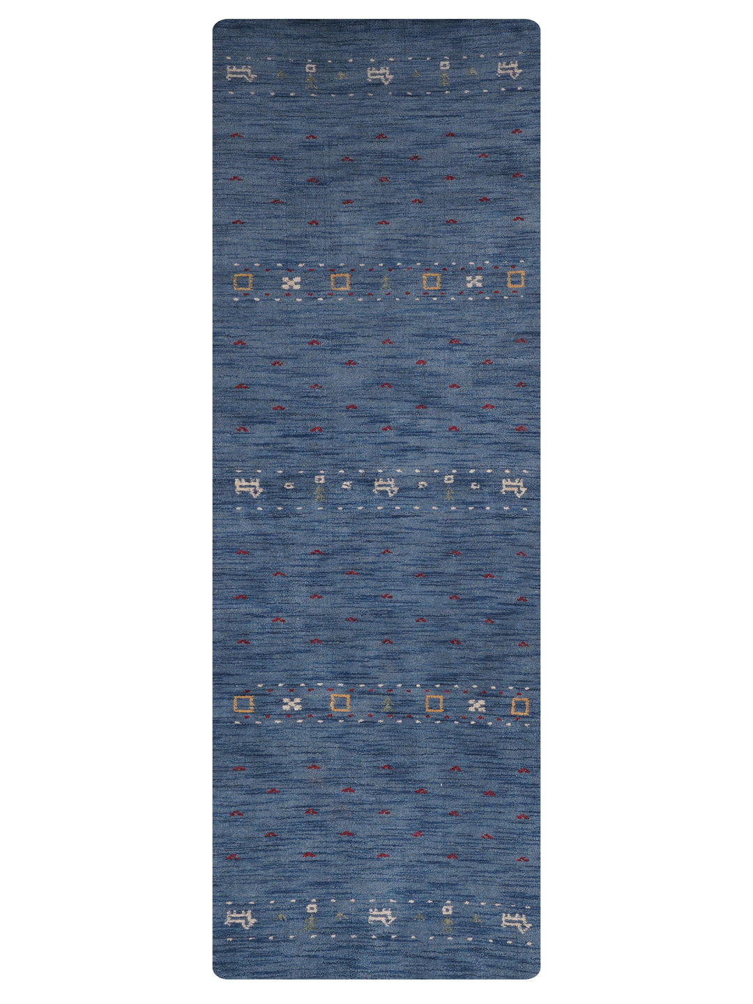 Handmade Wool Rug – Minimalist Patterned Style