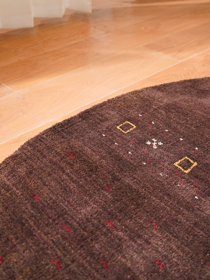 Handmade Wool Rug – Minimalist Patterned Style