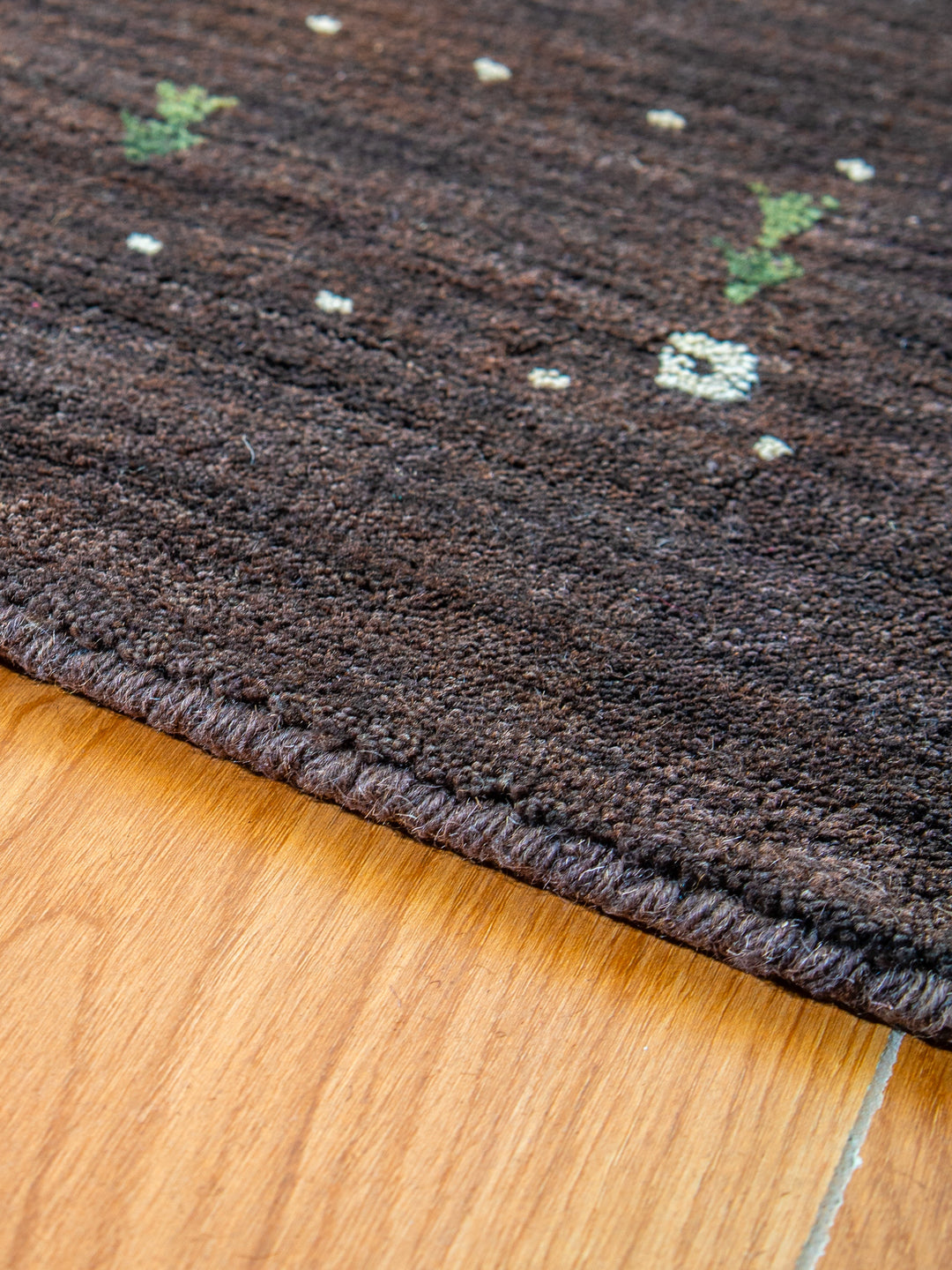 Handmade Wool Rug – Minimalist Patterned Style